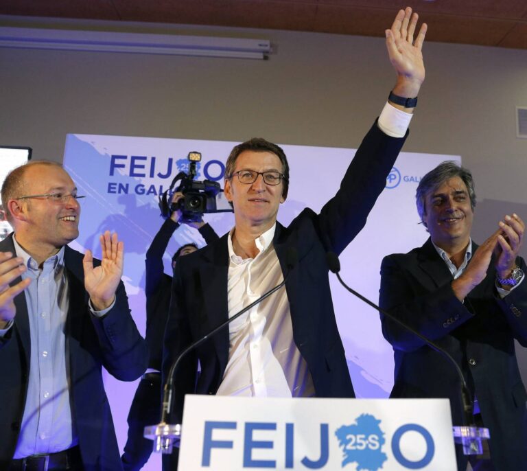 Un PP eufórico por Feijóo y "moderadamente contento" por Alonso