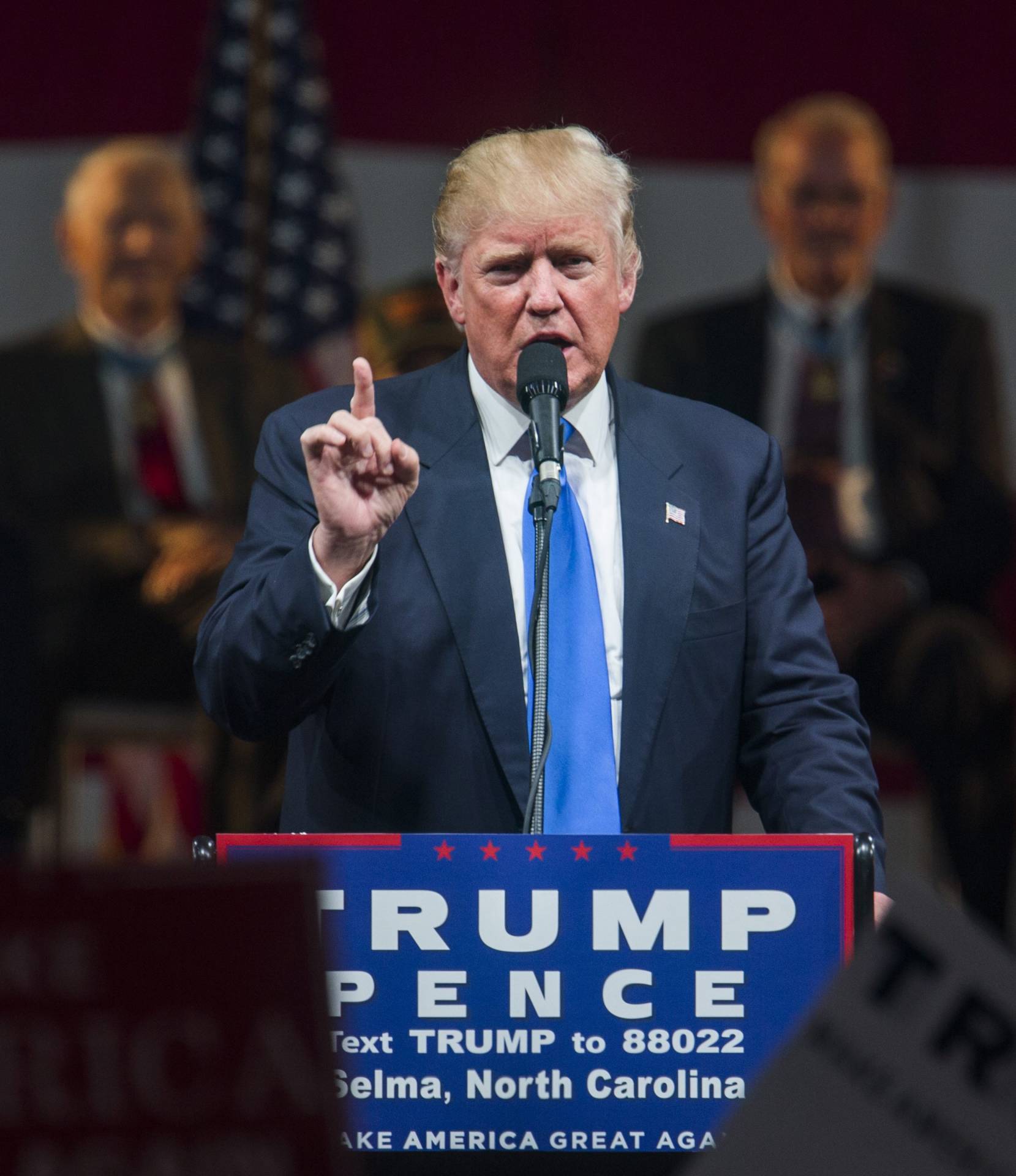 Donald Trump, durante un acto de campaña en Reno, Nevada.