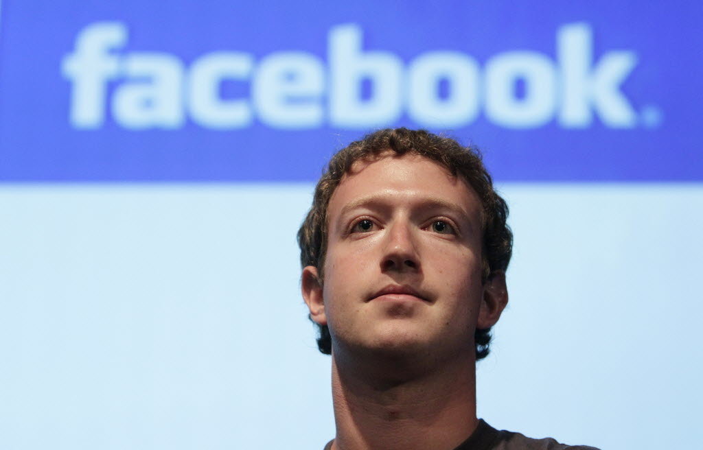 El fundador y CEO de Facebook, Mark Zuckerberg, durante una conferencia de la compañía.