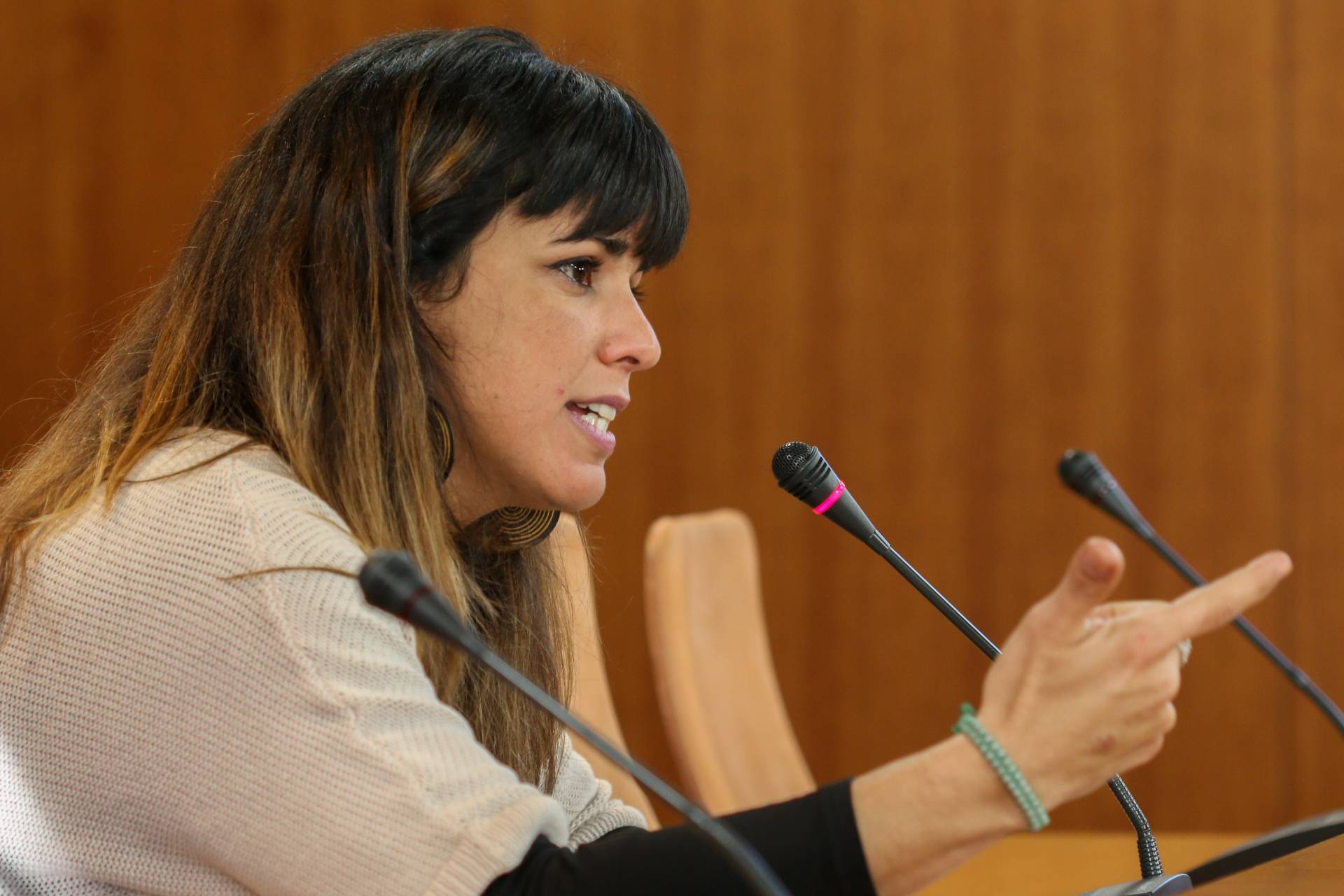 Teresa Rodríguez, secretaria general de Podemos Andalucía.