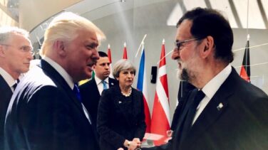 Mariano Rajoy y Donald Trump coinciden por primera vez en la cumbre de la Otan