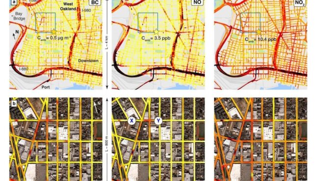 La contaminación urbana podría ser mayor según un sistema que usa Google Street View