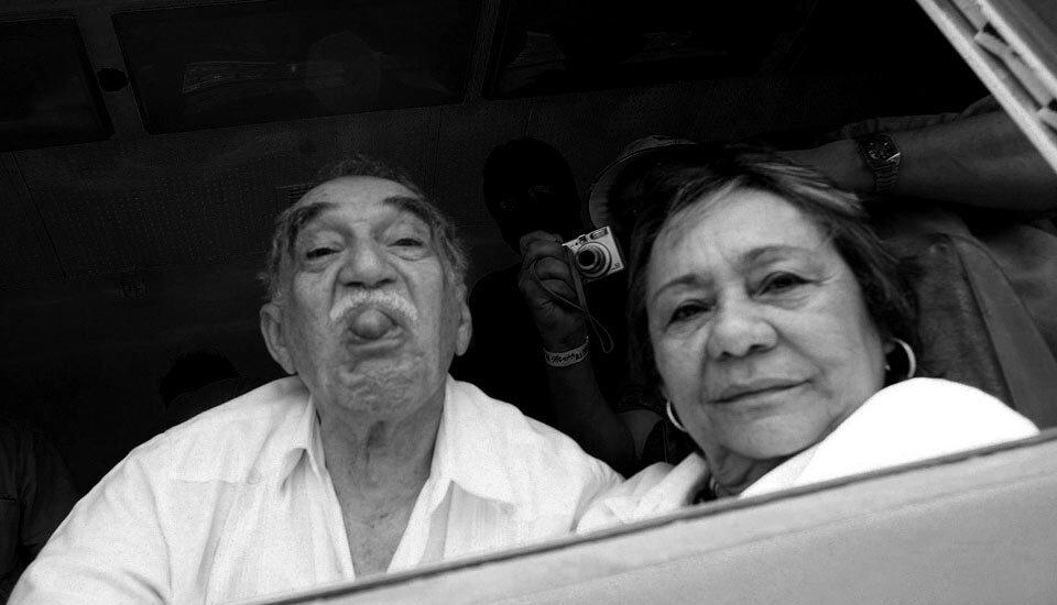 Gabriel García Márquez y su mujer Mercedes Barcha.