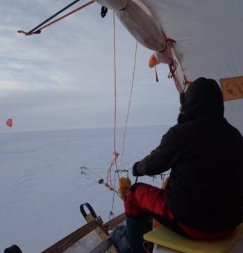 Ciencia sobre un río de hielo Ártico