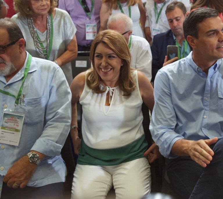 Susana Díaz culmina su desafío a Ferraz y vota con PP y Cs en apoyo al Gobierno