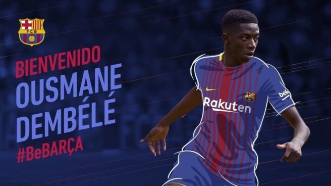 Ousmane Dembélé se convierte en el fichaje más caro de historia de la Liga