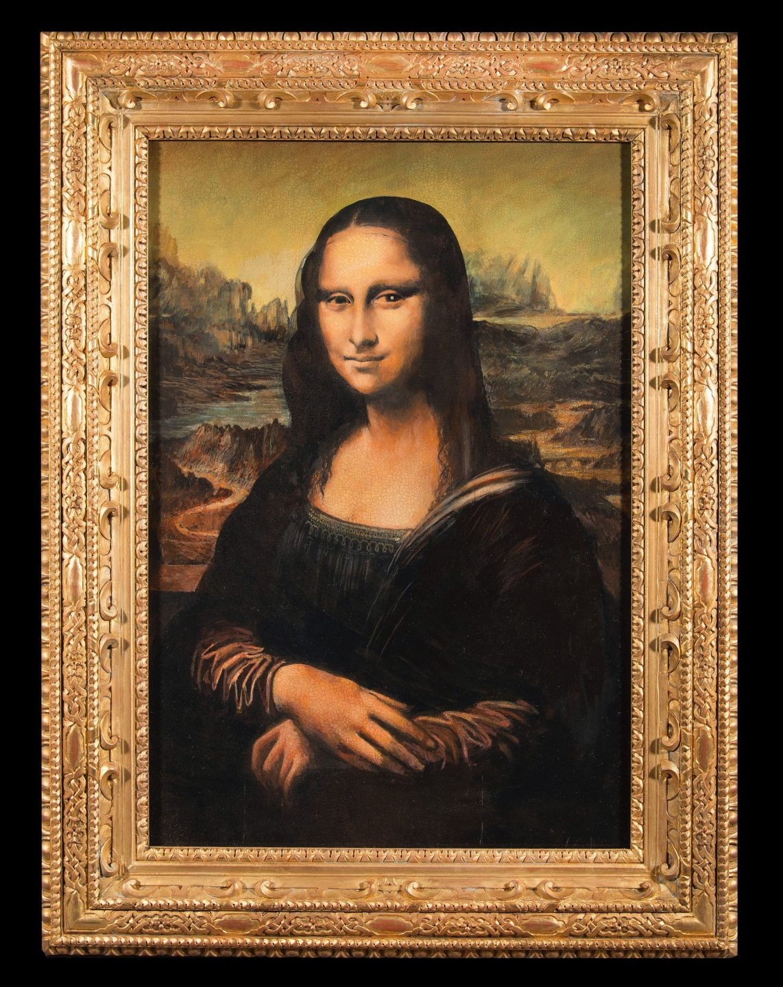 La réplica falsificada de la Mona Lisa.