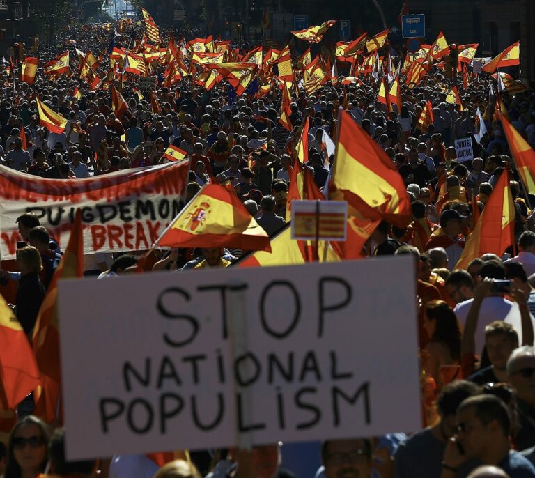La manifestación de Barcelona, portada en la prensa internacional