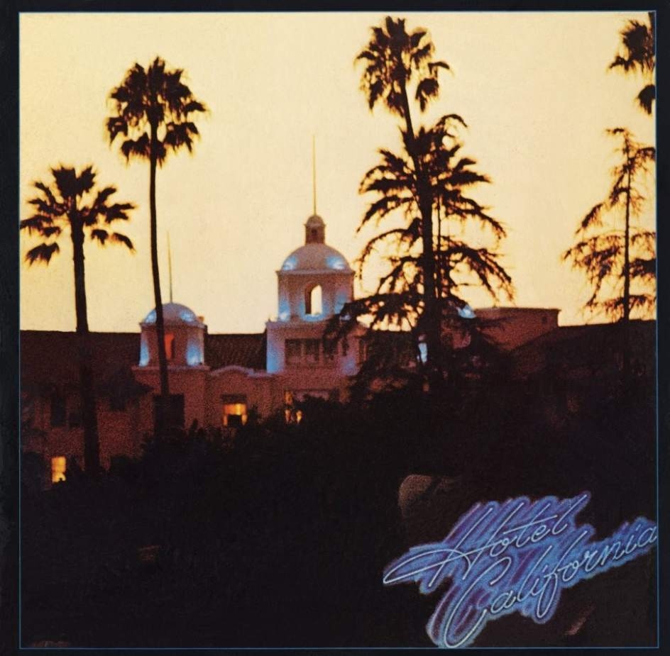 Portada de Hotel California de Eagles.