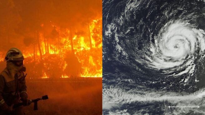 Galicia: entre el huracán y las llamas