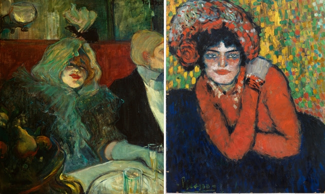 Cuando Lautrec y Picasso eran pintores