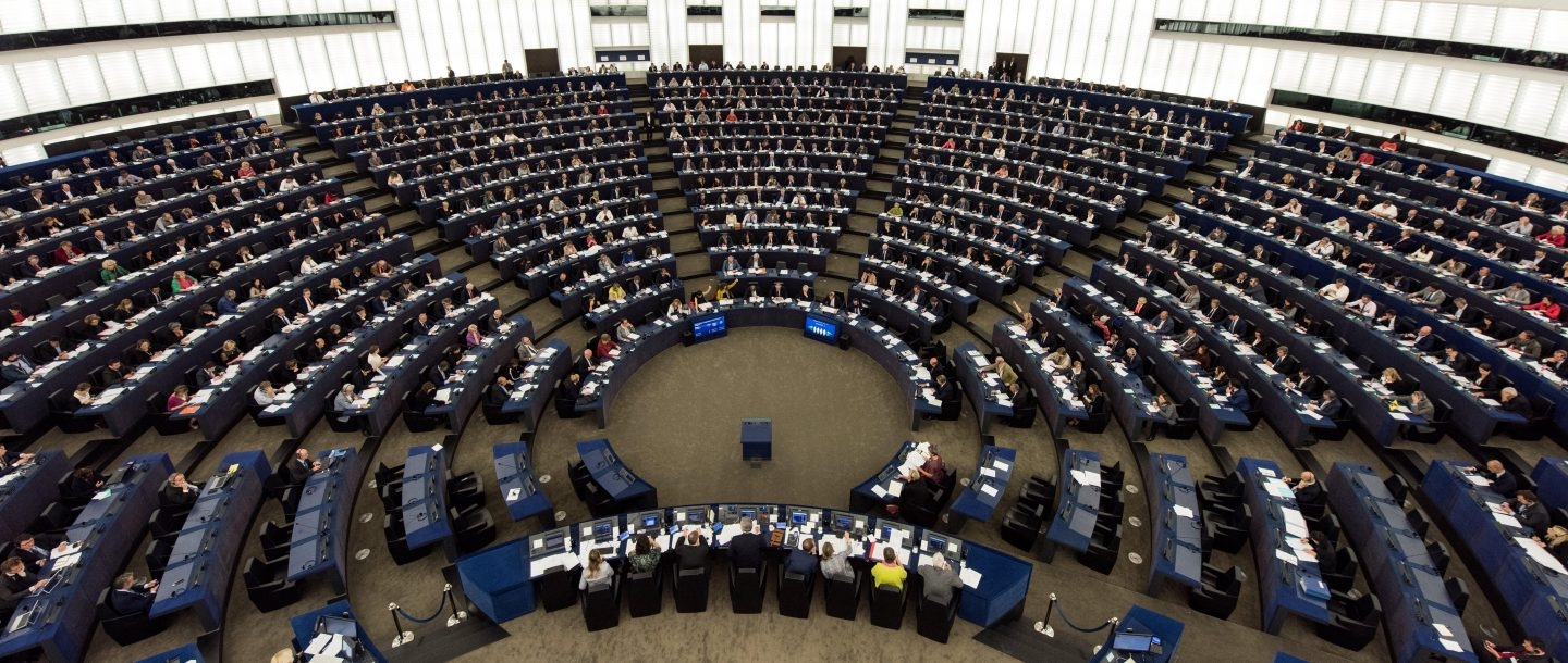 Parlamento Europeo, durante la sesión matinal de este miércoles 4 de octubre.