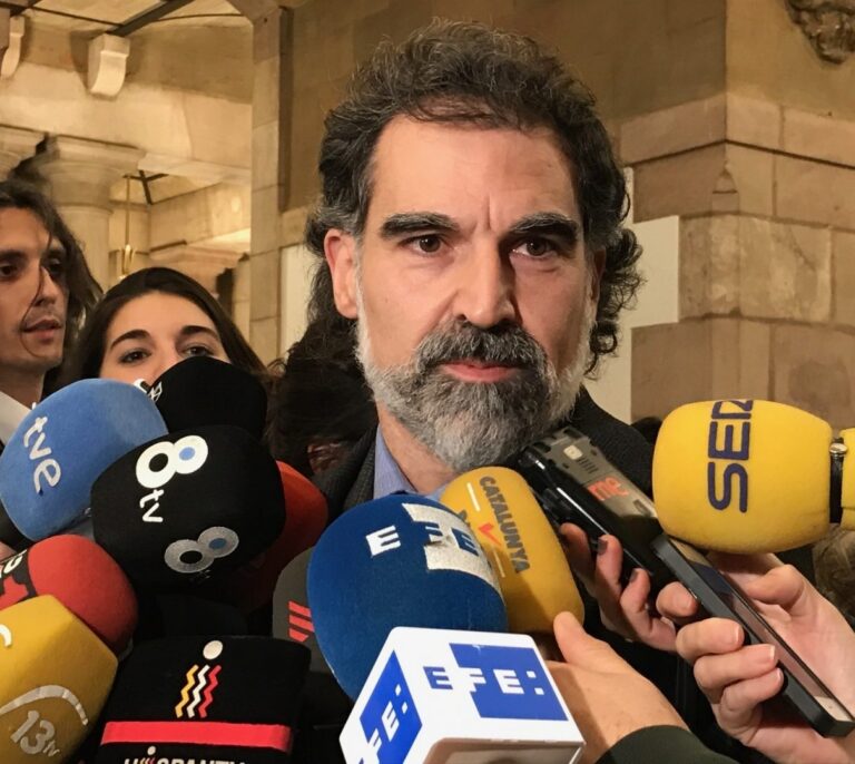 Jordi Cuixart pide una estrategia conjunta "para hacer frente a los poderes del Estado"