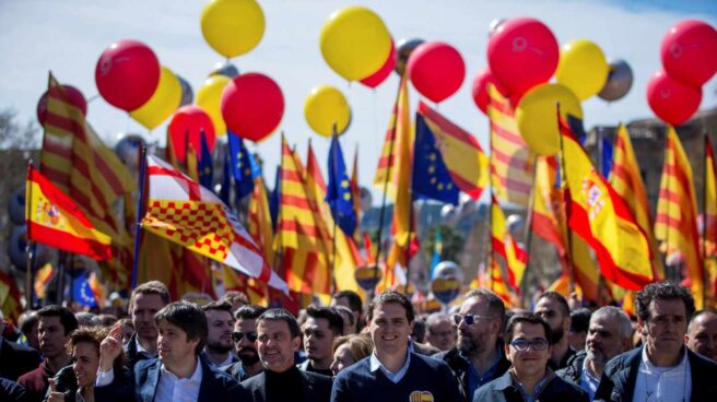 'Estamos hartos': el grito de Societat Civil Catalana en Barcelona