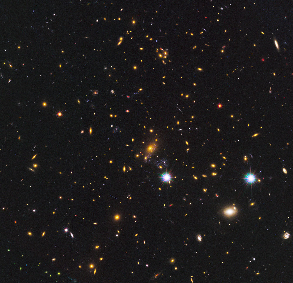 Galaxias del cúmulo MACS J1149+2223.