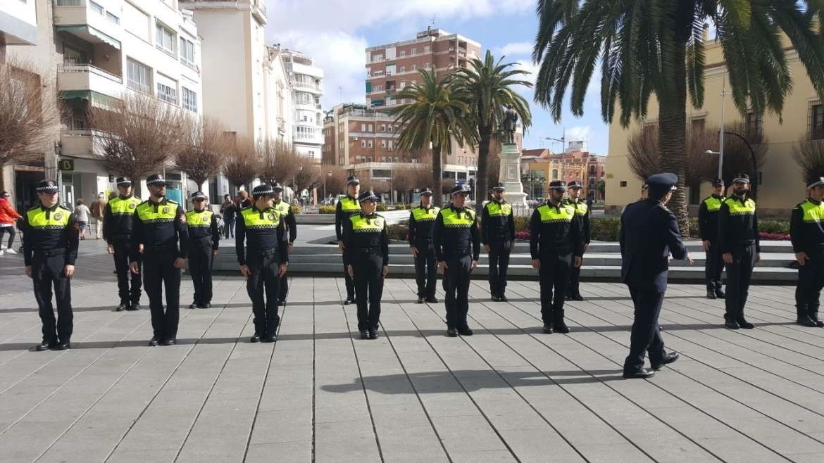 Formación de policías locales.
