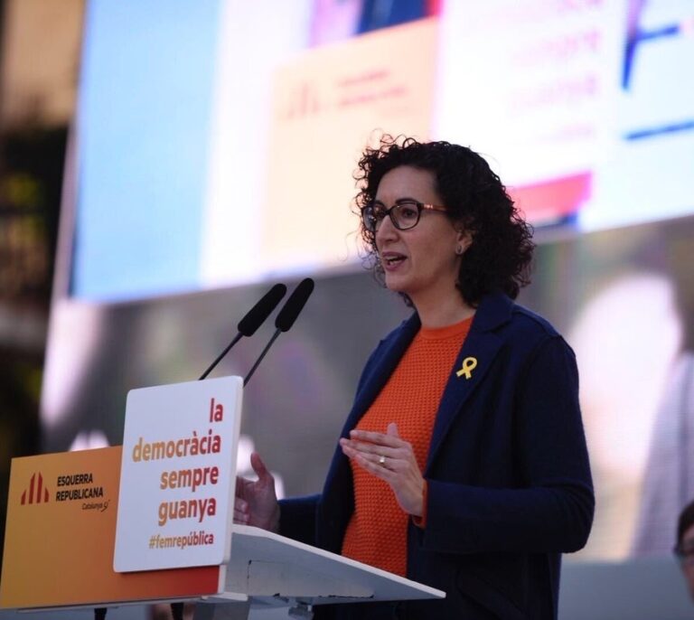 La Guardia Civil atribuye a Marta Rovira, secretaria general de ERC, la gestión en la sombra de Tsunami Democràtic