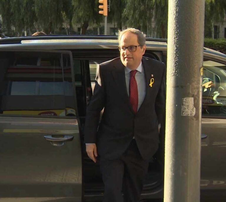 Torra llega a Estremera donde inicia la visita a los presos independentistas