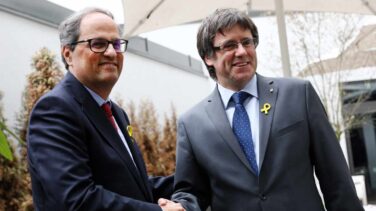 Torra vuelve a Berlín para fijar con Puigdemont las bases del diálogo con Sánchez e Iglesias