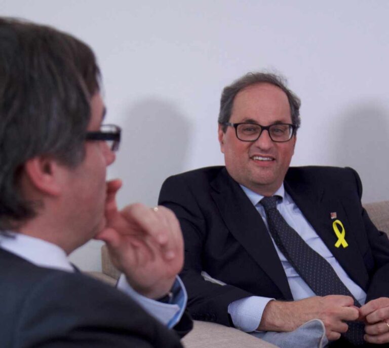 Torra reunirá a su Gobierno en el pueblo de Puigdemont en el aniversario del 1-O