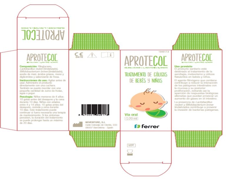 Sanidad ordena la retirada de Aprotecol, indicado para tratar el cólico del lactante