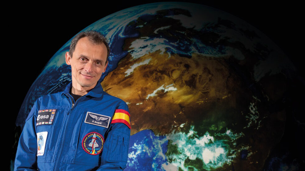 Pedro Duque, como Astronauta de la Agencia Espacial Europea (ESA) en una imagen de enero de 2018