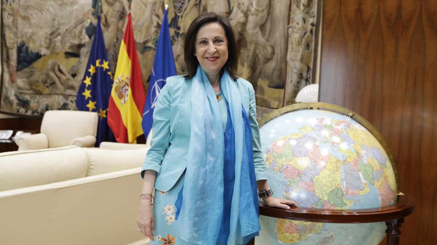 Margarita Robles, en su despacho del Ministerio de Defensa.