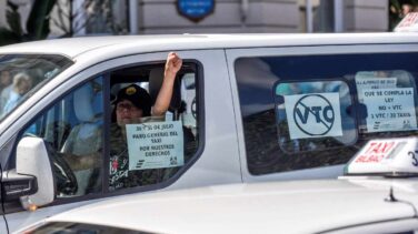 Los taxistas: las medidas de Fomento son "insuficientes" para parar la huelga