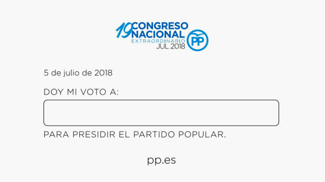 66.706 militantes del PP deciden hoy el futuro del centro-derecha español