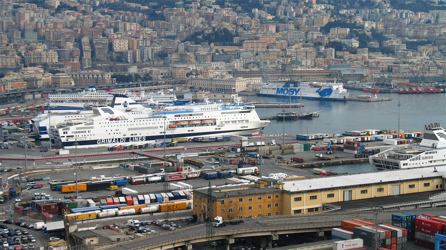 El puerto de Génova
