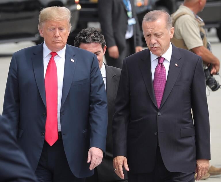 Claves de la 'guerra' entre Erdogan y Trump