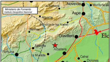 Un seísmo de 4,2 grados sacude varias poblaciones de Alicante
