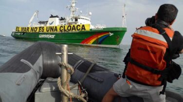 En el interior de la última foto-acción de Greenpeace en Huelva