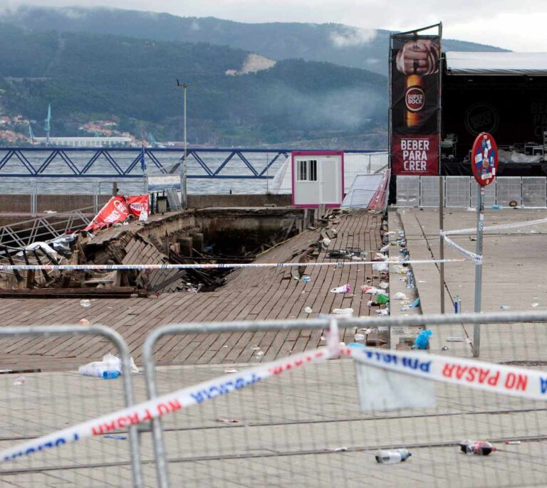 Guerra política en Vigo: el alcalde acusa al puerto del derrumbe con 300 heridos