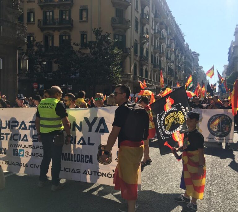 Cinco años de cárcel para un independentista que agredió a un mosso en un boicot contra Jusapol