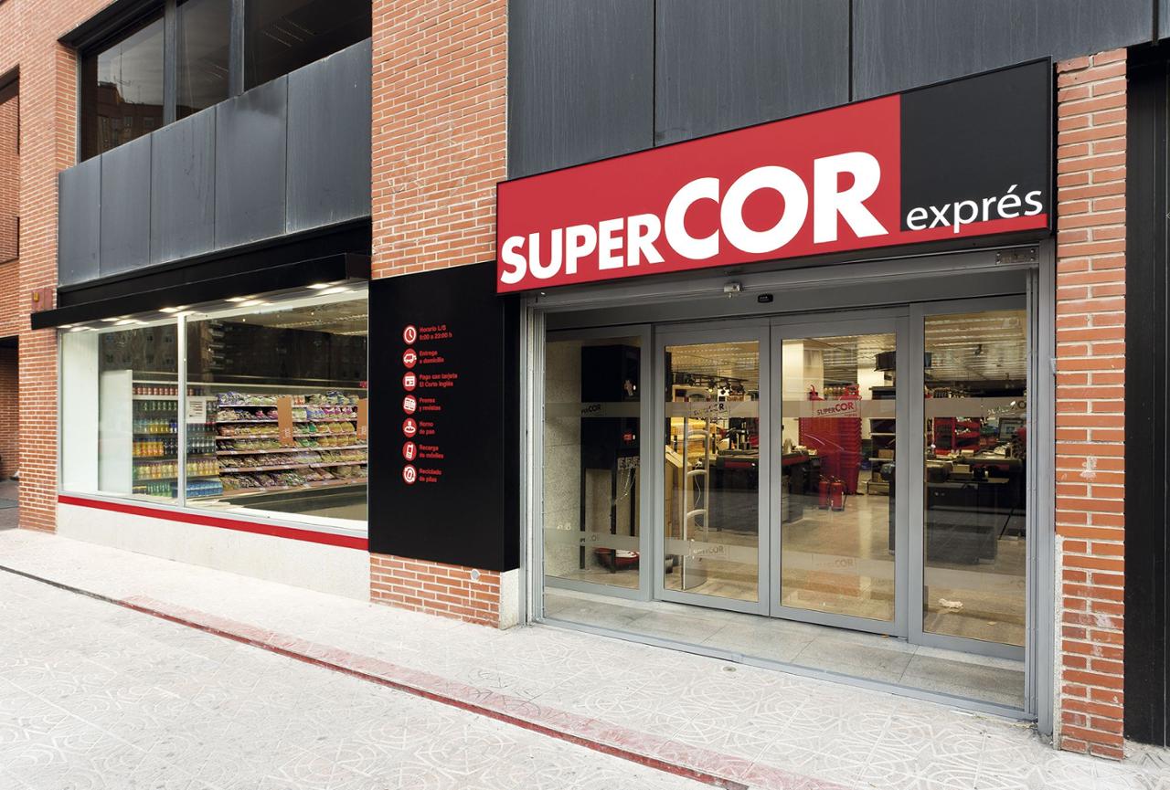 El Corte Inglés vende a Carrefour 47 tiendas de Supercor por 60 millones