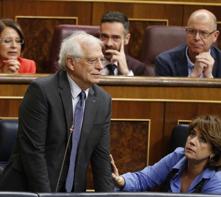 La Mesa del Congreso considera "interpretable" el escupitajo a Borrell