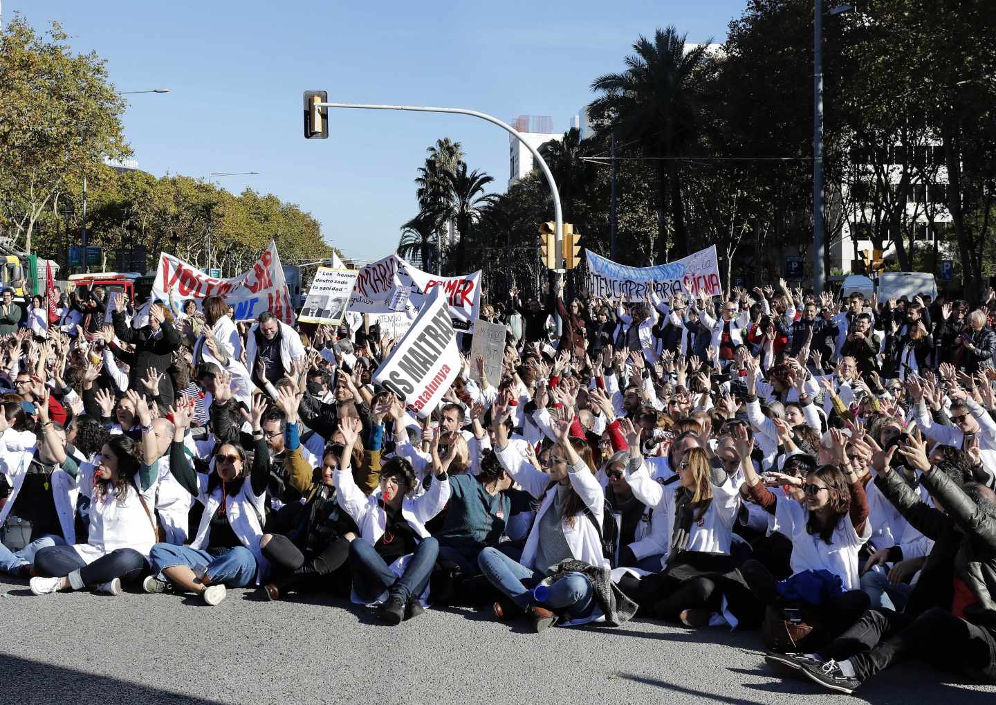 La huelga de estudiantes en Barcelona obliga a cerrar varios campus universitarios