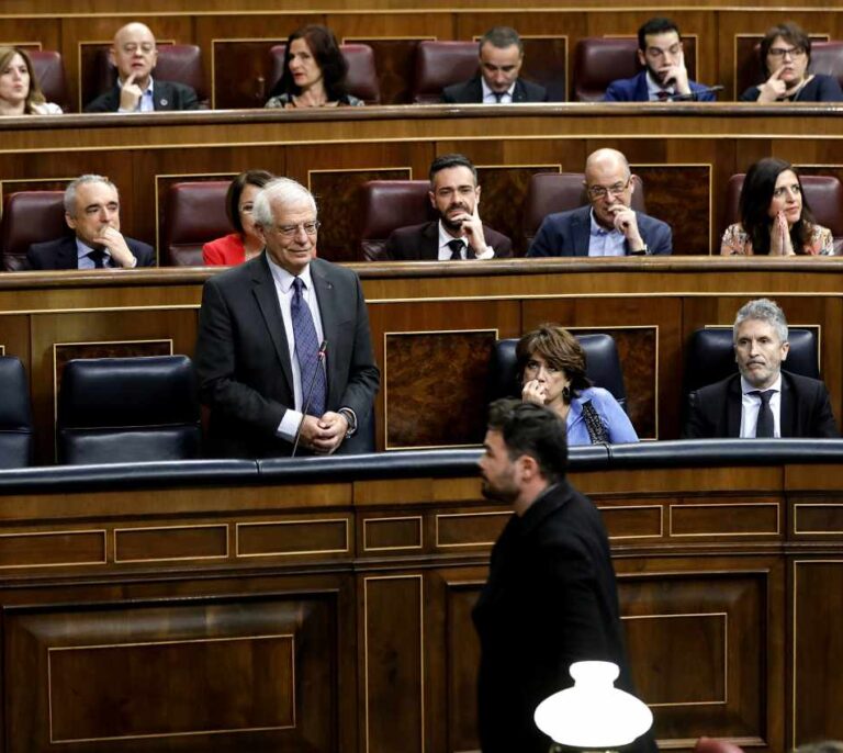 Rufián: Podemos "ofreció la cabeza de Borrell" a cambio de apoyar los Presupuestos