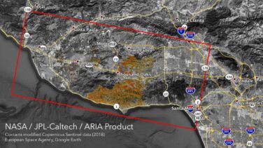 Los incendios de California desde el espacio