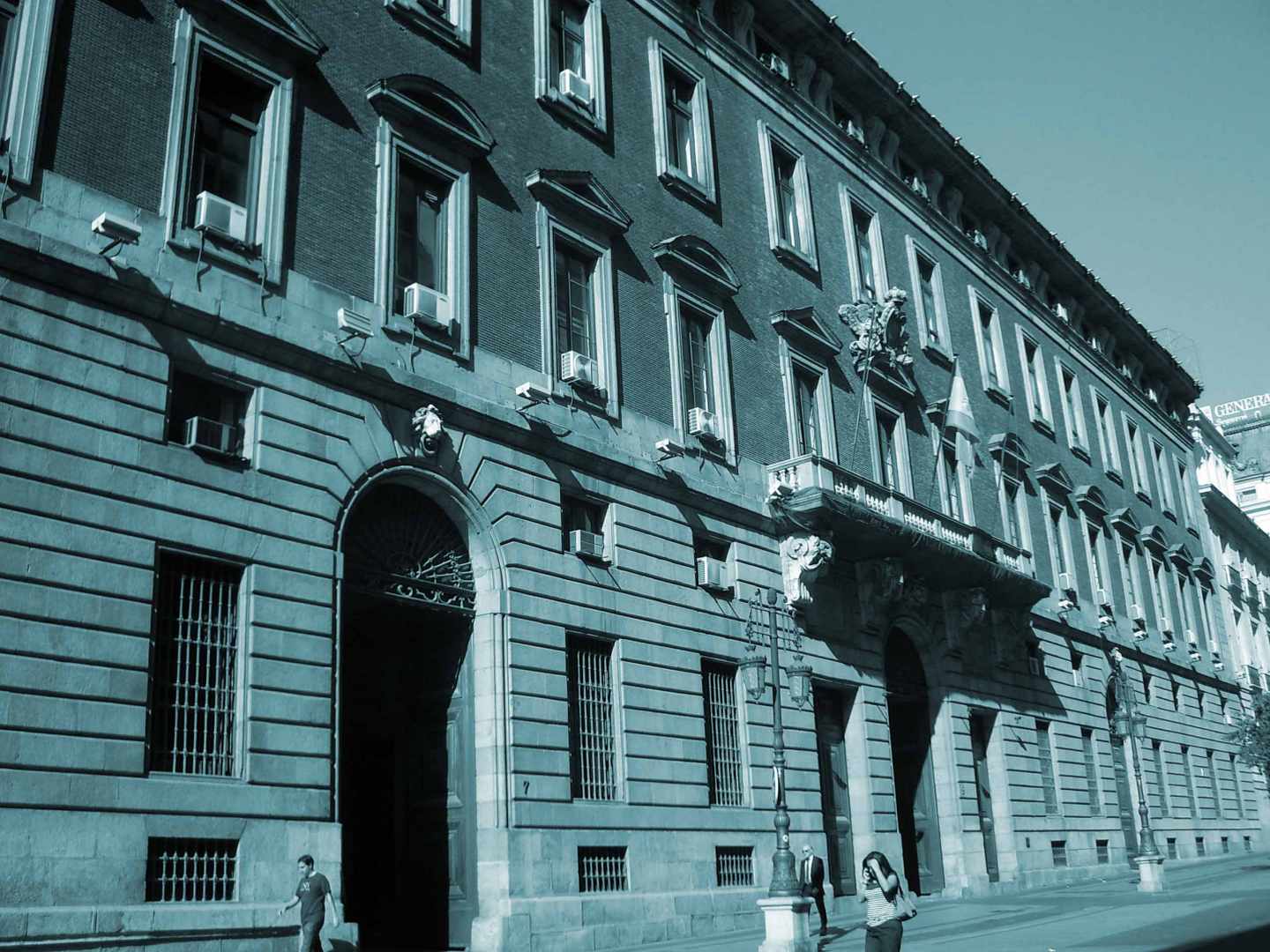 Fachada del Ministerio de Hacienda en Madrid.
