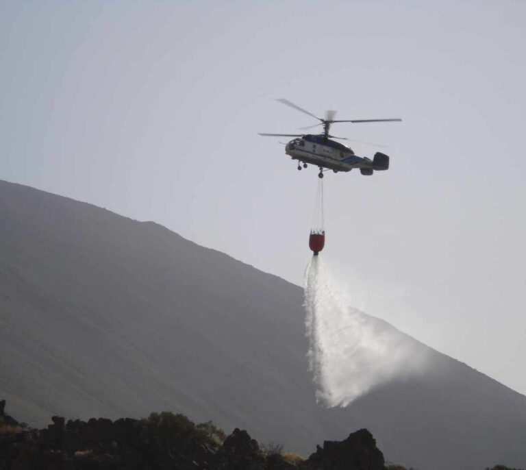 El fuego quema 55.554 hectáreas hasta el 28 de julio, casi cinco veces más que en 2018