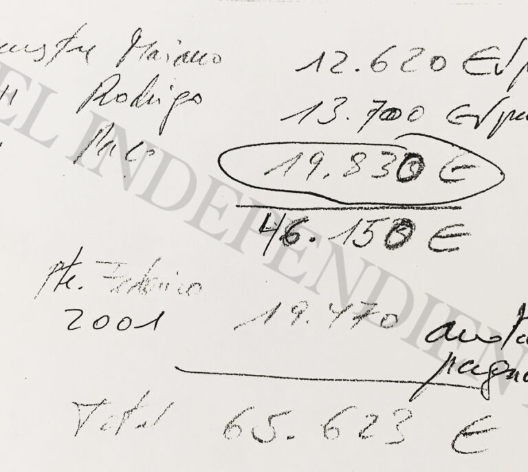 Nuevas pruebas de la Caja B: 65.600 euros en trajes para Rajoy, Rato, Trillo y Cascos