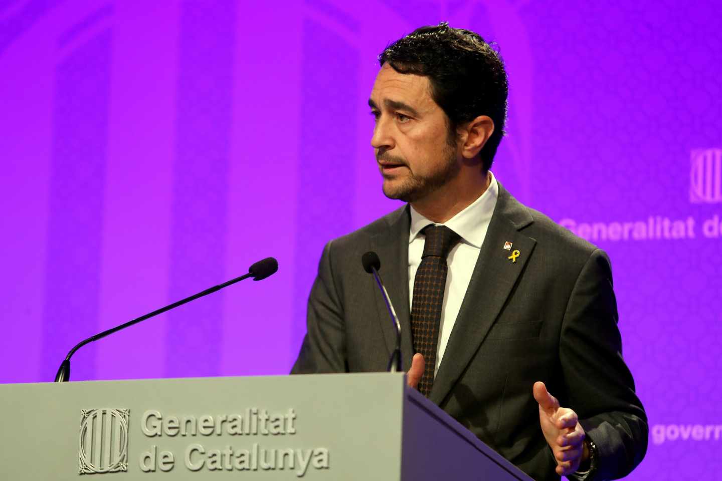 El conseller de Territorio de la Generalitat, Damià Calvet.