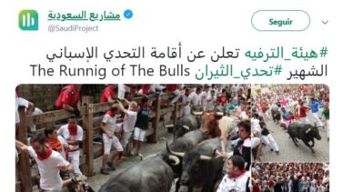 Arabia Saudí anuncia que celebrará encierros de toros para emular a los Sanfermines