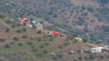 Una unidad de Salvamento Minero acude al rescate de Julen en Málaga