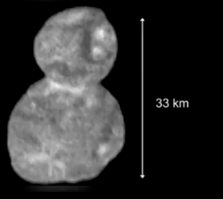 La primera foto del último objeto alcanzado por New Horizons