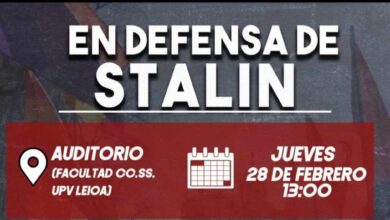 La Universidad del País Vasco acoge un acto "en defensa de Stalin"