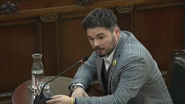 Las cinco respuestas estrambóticas de Rufián sobre la violencia el 20-S y el 1-O