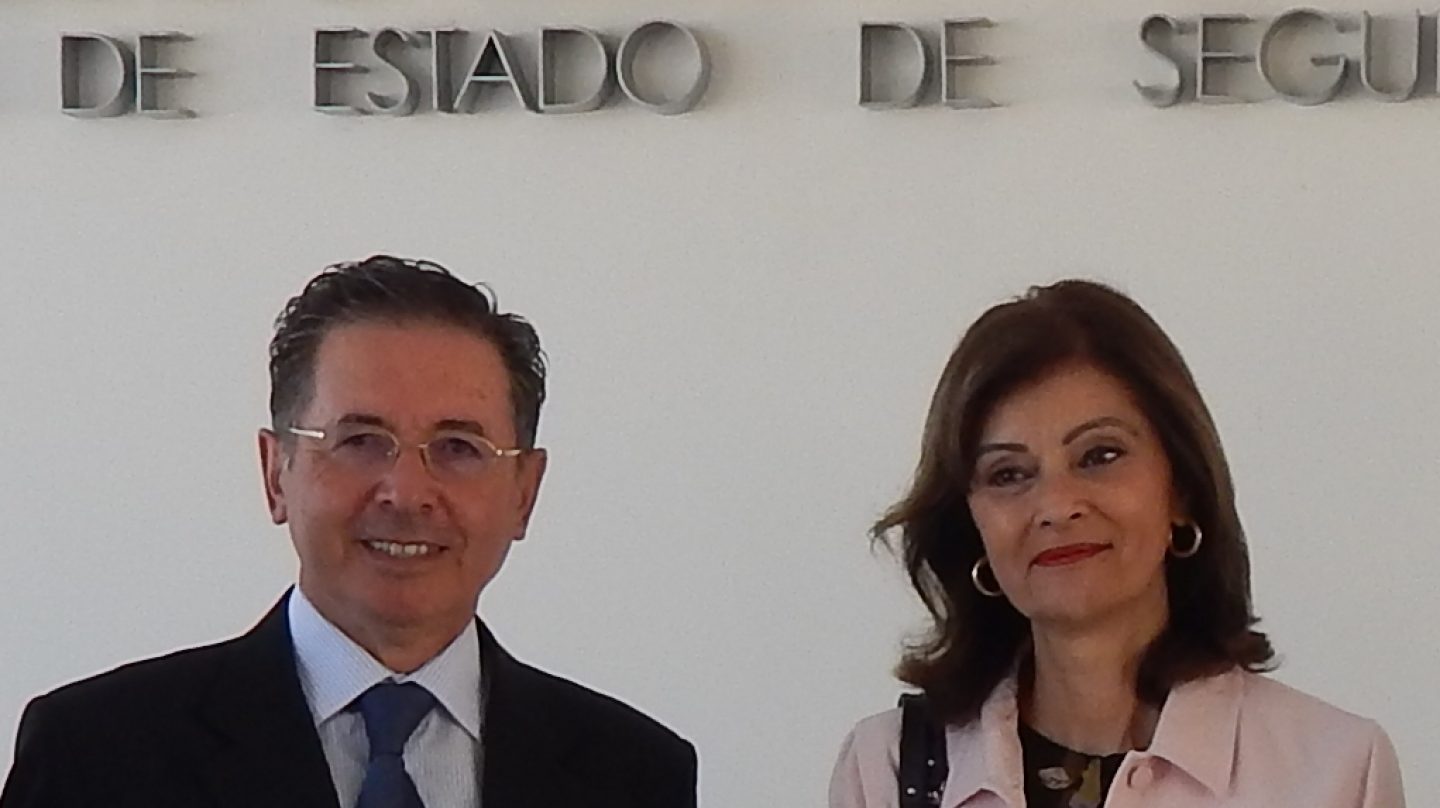 La secretaria de Estado de Seguridad, Ana Botella, y el director del Gabinete de Coordinación y Estudios, José Antonio Rodríguez 'Lenin'.